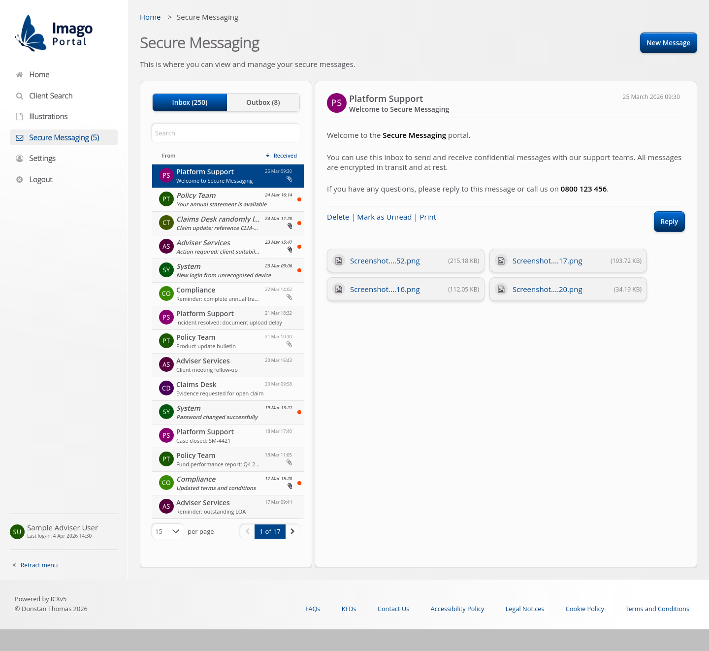 SecureMessaging > 01 Main view